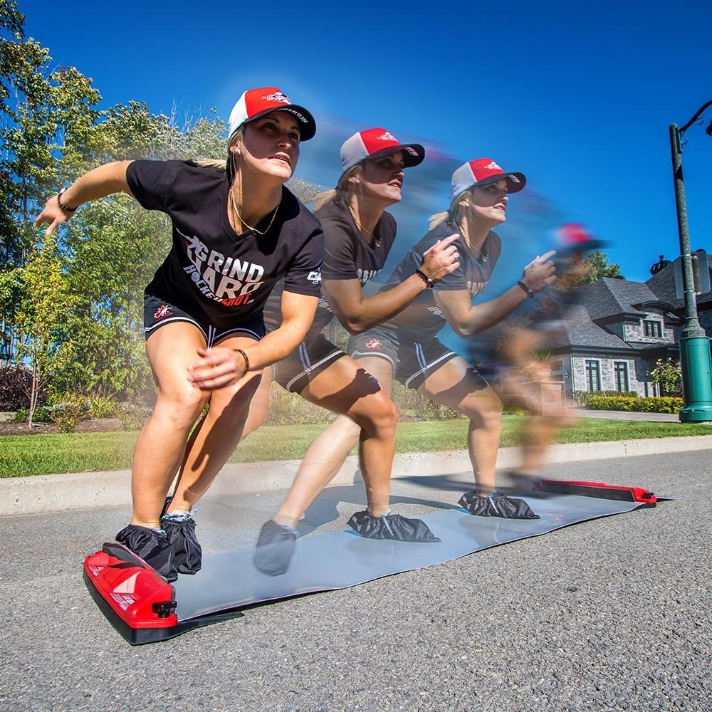 Planche coulissante d'entraînement au hockey